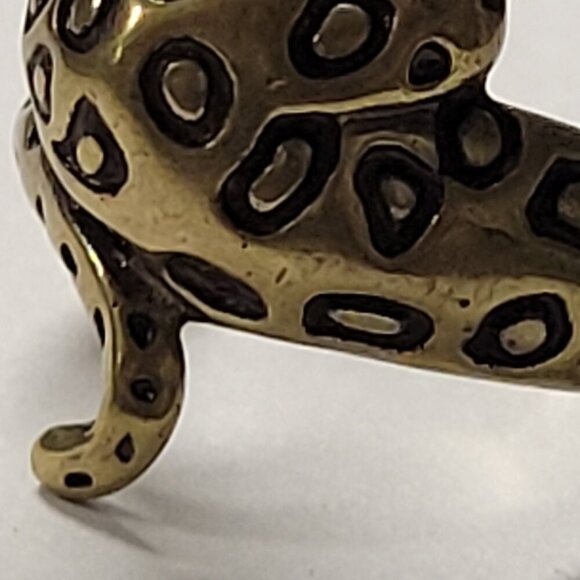 Animal Ring Leopard Cheetah Jaguar Theme Jewelry Ring - Size 6.5, Size 7.5 - Picture 11 of 13